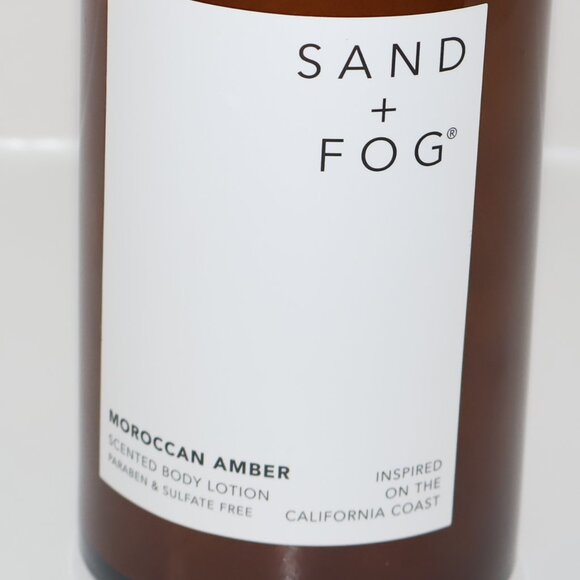 Sand + Fog Moroccan Amber Scented Body Lotion Pump Bottle - Picture 2 of 4